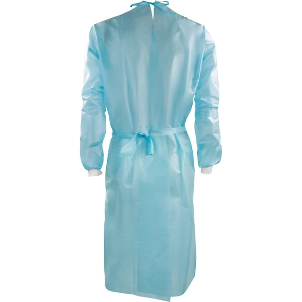 Blue Isolation Gown With Knit Wrists Blue2XLarge